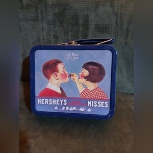Hershey's Kisses Blue Tin Box